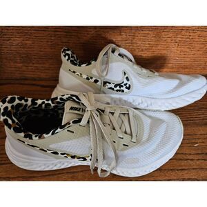 Nike Revolution Size 6.5 - DA3083-110 Leopard Swoosh
